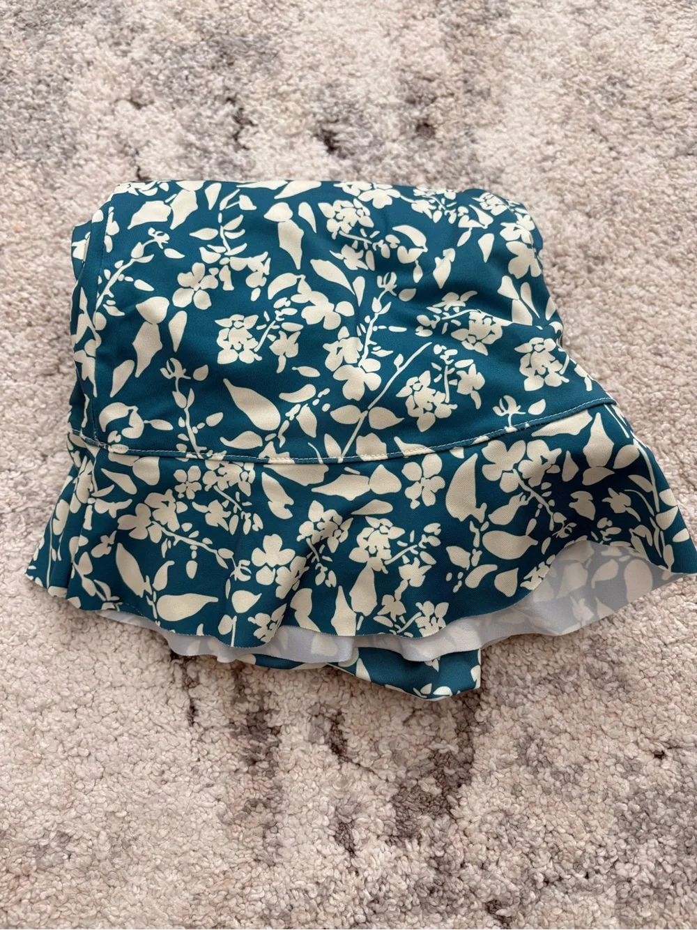 Albion teal floral